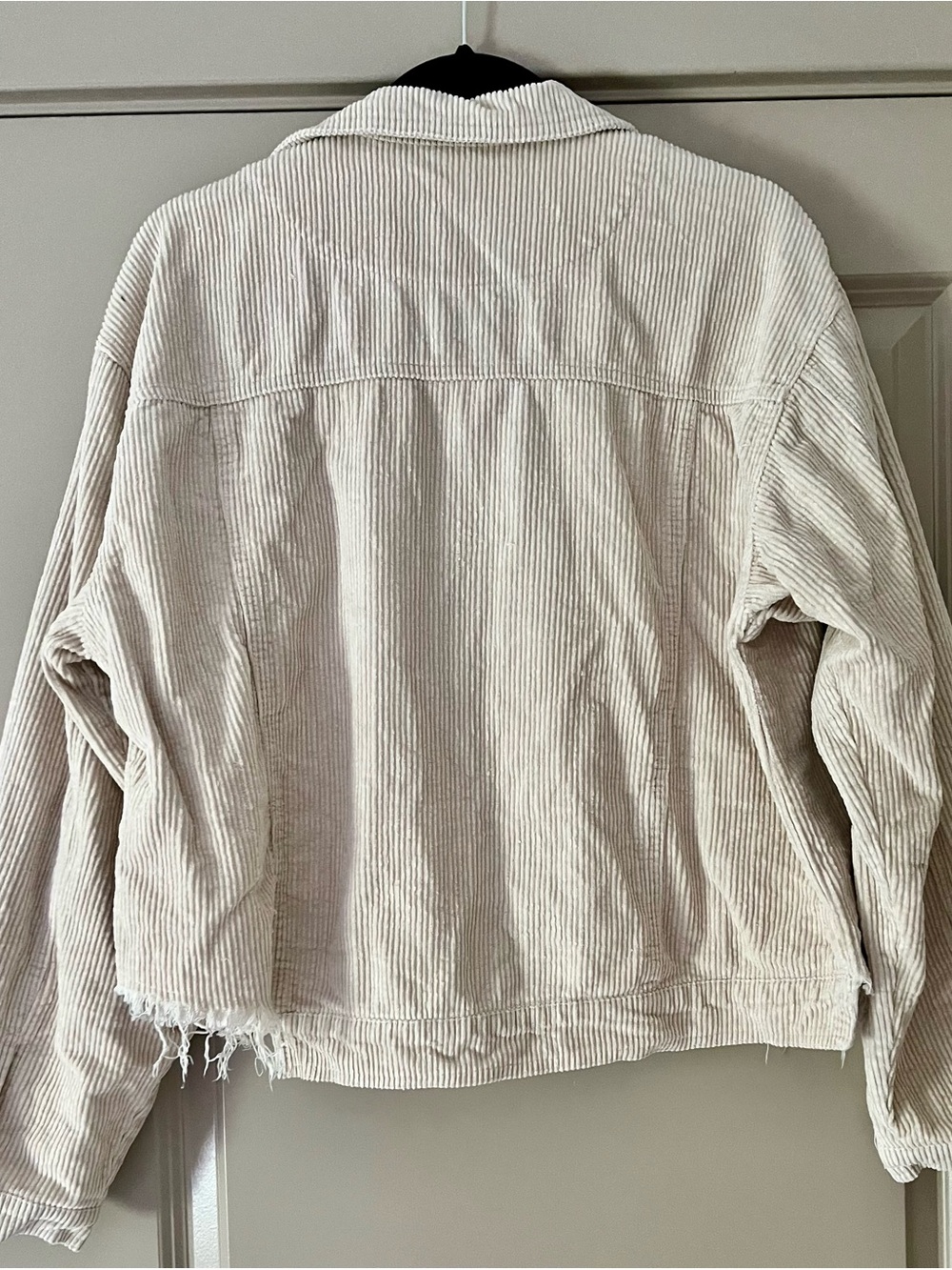 POL Cream Cropped Corduroy Jacket - Picture 3 of 4